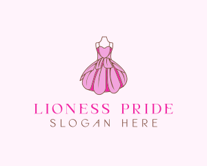 Feminine Fashion Dress logo design