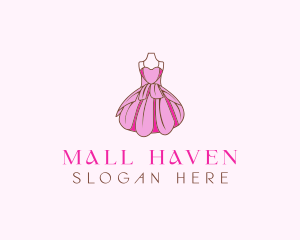 Feminine Fashion Dress logo design