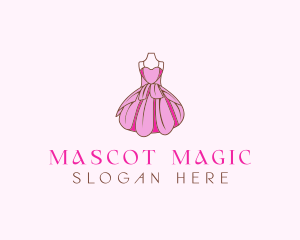 Feminine Fashion Dress logo design