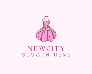 Feminine Fashion Dress logo design