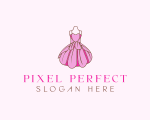 Feminine Fashion Dress logo design