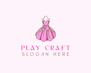 Feminine Fashion Dress logo design