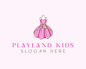 Feminine Fashion Dress logo design