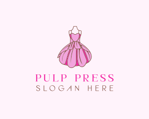 Feminine Fashion Dress logo design