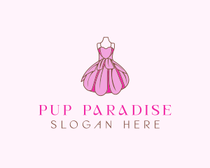 Feminine Fashion Dress logo design