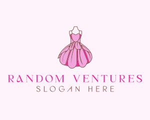 Feminine Fashion Dress logo design