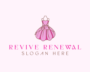 Feminine Fashion Dress logo design