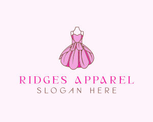 Feminine Fashion Dress logo design