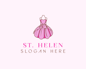 Feminine Fashion Dress logo design