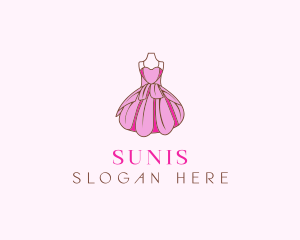 Feminine Fashion Dress logo design