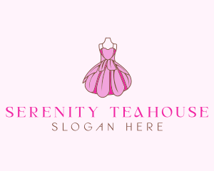 Feminine Fashion Dress logo design