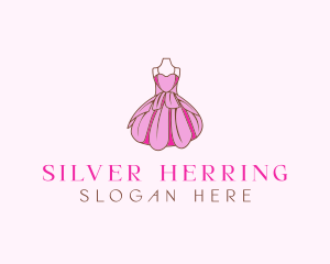 Feminine Fashion Dress logo design