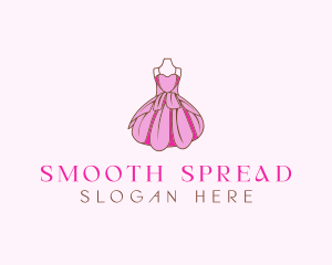 Feminine Fashion Dress logo design