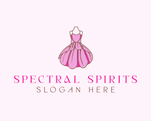 Feminine Fashion Dress logo design