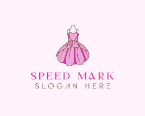 Feminine Fashion Dress logo design