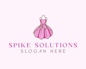 Feminine Fashion Dress logo design