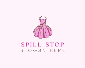 Feminine Fashion Dress logo design