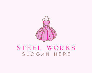 Feminine Fashion Dress logo design