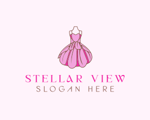 Feminine Fashion Dress logo design