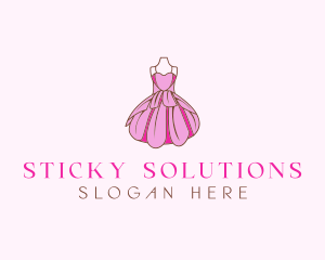 Feminine Fashion Dress logo design