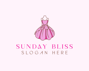 Feminine Fashion Dress logo design