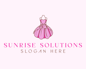 Feminine Fashion Dress logo design