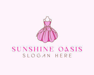 Feminine Fashion Dress logo design