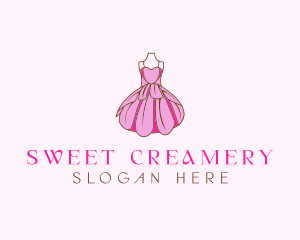 Feminine Fashion Dress logo design