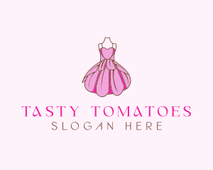 Feminine Fashion Dress logo design