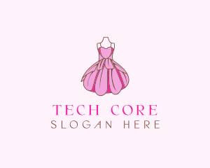 Feminine Fashion Dress logo design