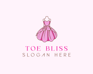 Feminine Fashion Dress logo design