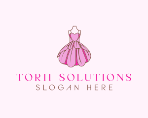 Feminine Fashion Dress logo design