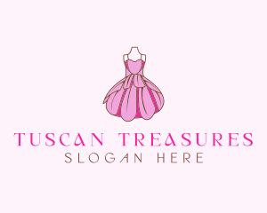 Feminine Fashion Dress logo design