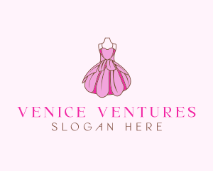 Feminine Fashion Dress logo design