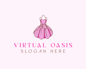 Feminine Fashion Dress logo design