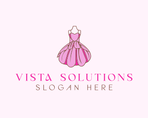 Feminine Fashion Dress logo design