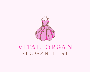 Feminine Fashion Dress logo design