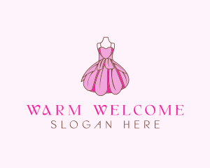 Feminine Fashion Dress logo design