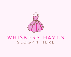 Feminine Fashion Dress logo design