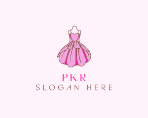 Feminine Fashion Dress logo design