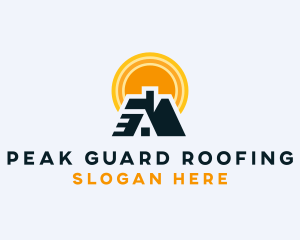 Residential Roofing Property logo design