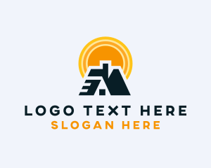 Home Repair - Residential Roofing Property logo design
