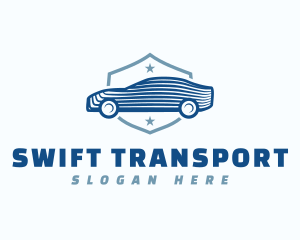 Transport Car Shield logo design