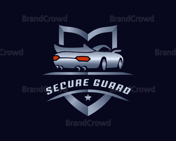 Garage Car Shield Logo