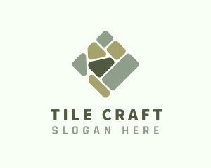 Green Floor Tiling logo design