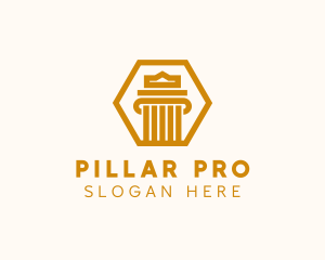 Crown Pillar Architecture logo design