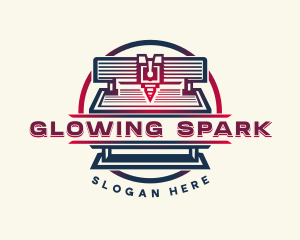 Industrial Laser Machine logo design