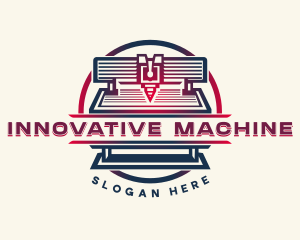 Industrial Laser Machine logo design