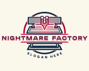 Industrial Laser Machine logo design