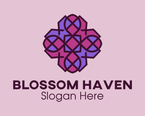 Flower - Geometric Flower Pattern logo design